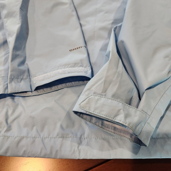 Blue Columbia Arcadia II Jacket Plus Size 1X Waterproof Raincoat - Picture 8 of 10